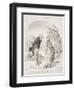 Je Vous Demande Pardon Si Je Ne Vous Ai Pas Aperçue Tout D'Abord.....-Honore Daumier-Framed Giclee Print