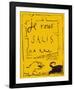 Je vous salis ma rue dit le chien-Pierre Alechinsky-Framed Collectable Print