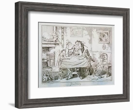 Jealousy, 1835-George Cruikshank-Framed Giclee Print