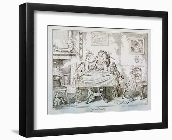 Jealousy, 1835-George Cruikshank-Framed Giclee Print