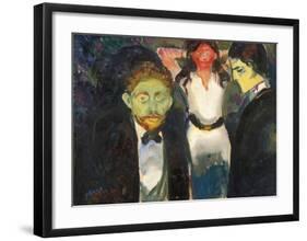 Jealousy-Edvard Munch-Framed Premium Giclee Print