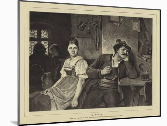 Jealousy-Hugo Kauffmann-Mounted Giclee Print