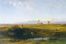 Landscape on the Outskirts of Rome, 1853-Jean Achille Benouville-Framed Giclee Print