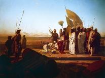Raphael and Tobias En Route to Rhages in Media (Oil on Canvas)-Jean Adrien Guignet-Giclee Print