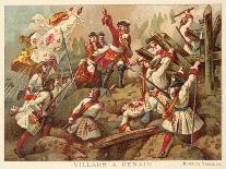 Louis XIV Leads the Assault of Valenciennes, 17th Century-Jean Alaux-Framed Giclee Print
