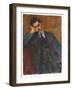 Jean Alexandre, 1909 (Oil on Canvas)-Amedeo Modigliani-Framed Giclee Print