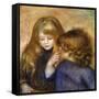 Jean and Coco; Jean et Coco, c.1902-Pierre-Auguste Renoir-Framed Stretched Canvas