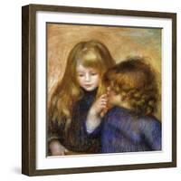 Jean and Coco; Jean et Coco, c.1902-Pierre-Auguste Renoir-Framed Giclee Print