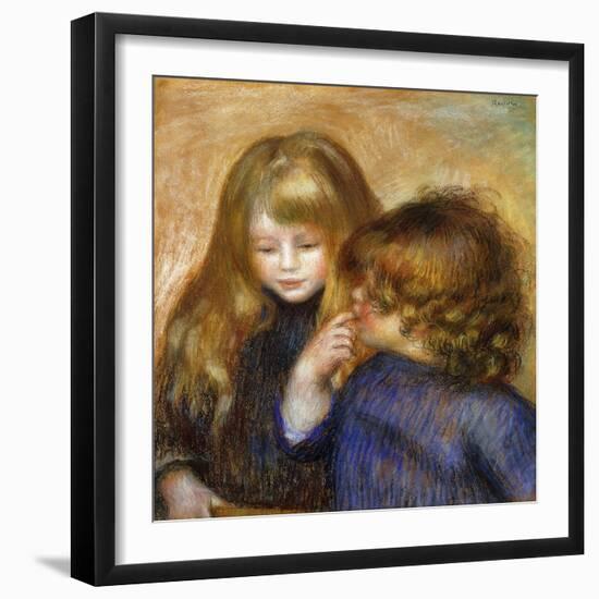 Jean and Coco; Jean et Coco, c.1902-Pierre-Auguste Renoir-Framed Giclee Print