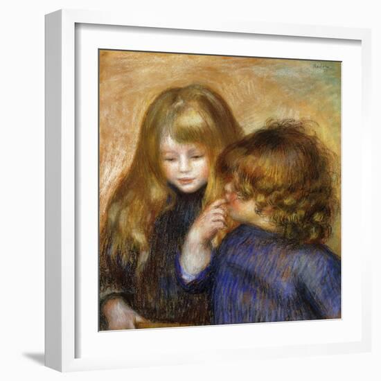 Jean and Coco; Jean et Coco, c.1902-Pierre-Auguste Renoir-Framed Giclee Print