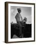 Jean Anne Evans, 14 Month Old Texas Girl, Falling Asleep on Horse with Her Mother-Allan Grant-Framed Photographic Print