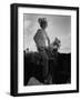 Jean Anne Evans, 14 Month Old Texas Girl, Falling Asleep on Horse with Her Mother-Allan Grant-Framed Photographic Print