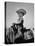 Jean Anne Evans, 14 Month Old Texas Girl Riding Horseback-Allan Grant-Stretched Canvas