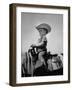 Jean Anne Evans, 14 Month Old Texas Girl Riding Horseback-Allan Grant-Framed Photographic Print