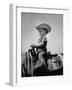 Jean Anne Evans, 14 Month Old Texas Girl Riding Horseback-Allan Grant-Framed Photographic Print