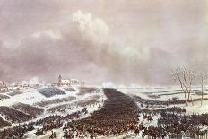 La Grande Armee Passing Danube in Vienna, November 4, 1805-Jean Antoine Simeon Fort-Giclee Print