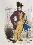 Eau De Cologne Seller in 1845-Jean Antoine Valentin Foulquier-Stretched Canvas