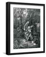 Jean Antoine Watteau and His Friend Monsieur De Julienne-Jean Antoine Watteau-Framed Giclee Print