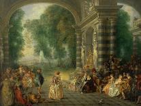La Fete Champetre, a Country Celebration-Jean Antoine Watteau-Giclee Print