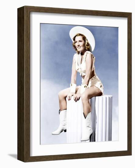 Jean Arthur, ca. 1940s-null-Framed Photo