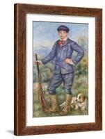 Jean as a Huntsman, 1910-Pierre Auguste Renoir-Framed Giclee Print