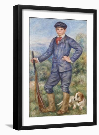 Jean as a Huntsman, 1910-Pierre Auguste Renoir-Framed Giclee Print