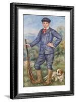 Jean as a Huntsman, 1910-Pierre Auguste Renoir-Framed Giclee Print