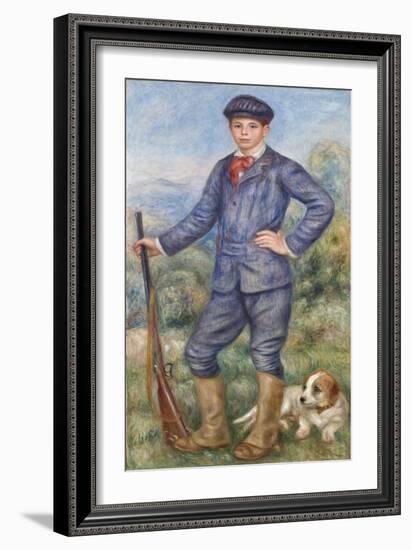 Jean as a Huntsman, 1910-Pierre Auguste Renoir-Framed Giclee Print