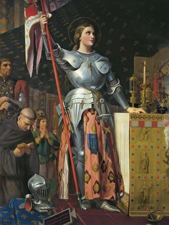 Joan of Arc on Coronation of Charles Vii in the Cathedral of Reims