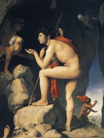Oedipus and Sphinx (Edipe Explique L'Énigme Du Sphinx)