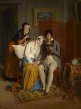Reading to the Convalescent, C.1827 (Oil on Canvas)-Jean Augustin Franquelin-Giclee Print