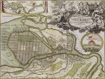 Map of Petersburg (Saint Petersburg Master Pla)-Jean-Baptiste Alexandre Le Blond-Stretched Canvas
