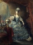 Marie Antoinette, Queen of France with Globe, 1775-Jean Baptiste Andre Gautier d'Agoty-Framed Art Print