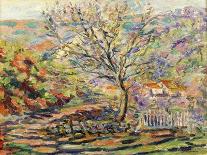 House in the Countryside (Maison Dans Un Paysage), Ca. 1910-Jean-Baptiste Armand Guillaumin-Stretched Canvas
