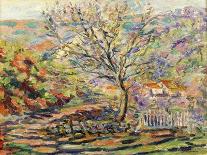 Péniches sur la Seine à Bercy, vers 1871 (recto)-Jean-Baptiste Armand Guillaumin-Giclee Print