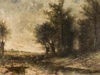 'Dardagny', c1855-Jean-Baptiste-Camille Corot-Giclee Print