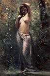 The Fisherman, Evening Effect, Ca 1860-1870-Jean-Baptiste-Camille Corot-Giclee Print