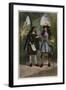 Jean Baptiste Colbert (1619-1683) and Louis XIV King of France-Stefano Bianchetti-Framed Giclee Print