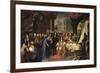 Jean-Baptiste Colbert (1619-1683) Presenting the Members of the Royal Academy of Science-Henri Testelin-Framed Giclee Print