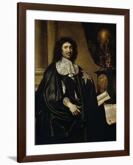 Jean Baptiste Colbert 1666-Claude Lefebvre-Framed Art Print