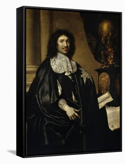 Jean Baptiste Colbert 1666-Claude Lefebvre-Framed Stretched Canvas