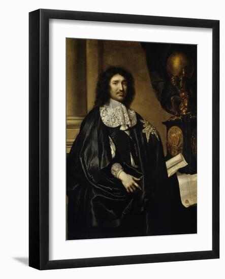 Jean Baptiste Colbert 1666-Claude Lefebvre-Framed Art Print