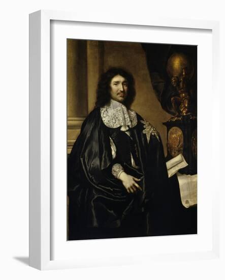 Jean Baptiste Colbert 1666-Claude Lefebvre-Framed Art Print