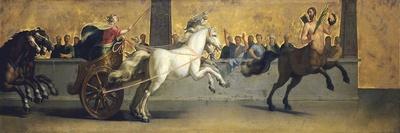 The Education of Achilles: Chariot Racing, Mid-Late 17th Century-Jean-Baptiste de Champaigne-Stretched Canvas