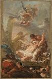 Study for the Assumption of the Virgin, C.1760-Jean Baptiste Deshays De Colleville-Giclee Print