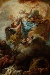 Study for the Assumption of the Virgin, C.1760-Jean Baptiste Deshays De Colleville-Framed Giclee Print