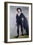 Jean Baptiste Faure (1830-1914) as Hamlet, 1877-Edouard Manet-Framed Giclee Print