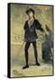 Jean Baptiste Faure-Edouard Manet-Framed Stretched Canvas