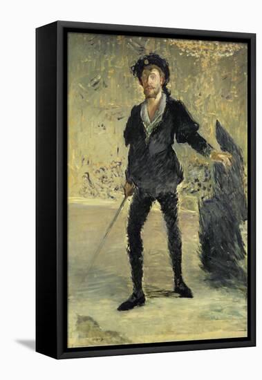 Jean Baptiste Faure-Edouard Manet-Framed Stretched Canvas