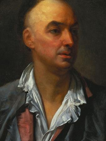 Portrait of Denis Diderot, Bust-Length, Wearing an Open, Lace-Collared, Shirt and Jacket
